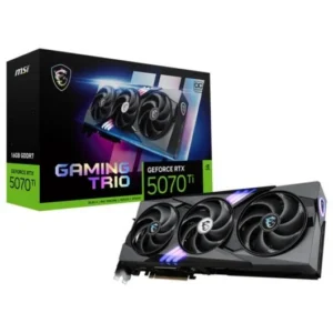 Tarjeta Gráfica MSI GeForce RTX 5070 Ti GAMING TRIO OC 16GB GDDR7 Reflex 2 RTX AI DLSS4